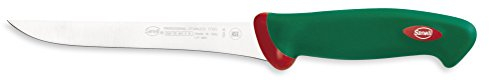 Sanelli Premana Professional Coltello professionale Disosso, Acciaio Inossidabile, Verde/Rosso, 31 x 3 x 4 cm