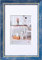 walther design Bilderrahmen blau 50 x 70 cm mit Passepartout, Chalet Designrahmen EL070L