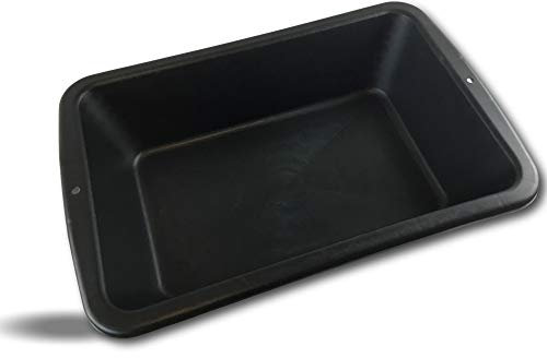 Auge 35 litres Odogom | Lot de 3 | Pour malaxer ciment plâtre mortier béton | Amateurs ou professionnels | Rigide et résistant | Anti-gel | Couleur anthracite | Kibros AUGE35Lx3