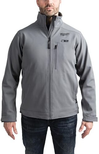 Milwaukee Unisex M12hjgrey5 Heated Coat, Grau, XL EU