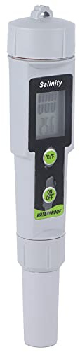 Dioche Tester per Sale da Piscina Kit per Test per Piscina con Acqua Salata Misuratore di salinità per Addominali Tester di salinità a Penna Digitale per Piscina con Acqua Salata con