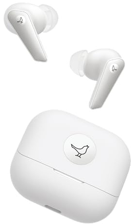 Libratone AIR+ 3 True Wireless In-Ear Kopfhörer mit aktiver Geräuschunterdrückung (Hi-Fi Sound, 24h Akku, ANC, Noise Cancelling, IP54, Bluetooth 5.2) (weiß)