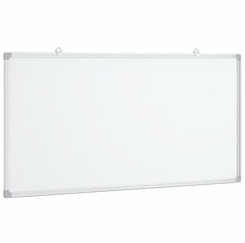 vidaXL Tableau blanc magnétique 100x50x1,7 cm aluminium, tableau magnétique effaçable à sec, tableau magnétique, tableau blanc magnétique mural