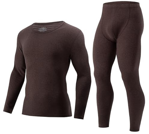 Mallas Termicas Hombre Algodon,Camiseta Térmica Hombre Termico Pantalones Termicos Invierno Termicas Manga Larga para Running Esquí Ciclismo Fitness Ropa Termica Hombre Ropa Interior Térmica Hombre