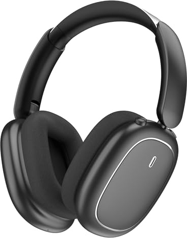 Next Destination ND905-ANC Casque sans Fil Bluetooth 5.4 à réduction Active du Bruit, Écouteurs Bluetooth 40 h d'autonomie, Basses puissantes, Microphones pour Les appels, Coussinets magnétiques