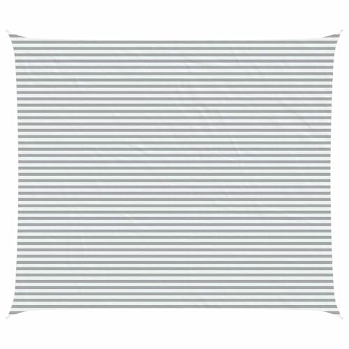 vidaXL Toldo Vela de Sombra Gris Claro y 7 x 6 m