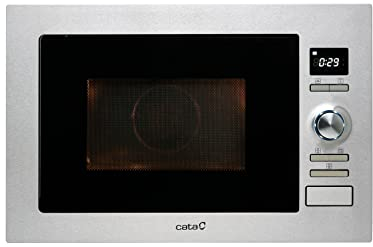 Cata MC 25 D - Horno microondas con grill, 900 W, color plateado, gris