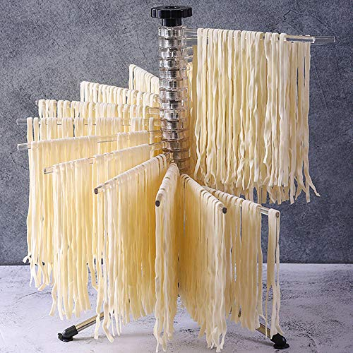 Estante de secado de pasta, secadores de pasta fresca compactos para un fácil almacenamiento, soporte seguro, soporte para secadora de fideos, herramienta de cocina
