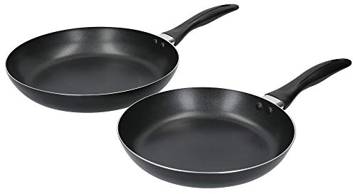 KitchenCraft Non Stick Frying Pan Set in Gift Box, 28cm & 24cm Aluminium Frying Pans
