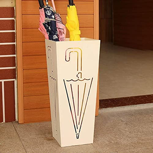 SBTXHJWCGLD Regenschirmständer Indoor Entryway Rack Metall Freistehender Halter Stilvoller Regenschirmhalter mit Tropfschale für Hotel Office Flur Eingang