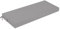 PRIMEPATIO Bankauflage Outdoor, Bequeme Schaumstoff Bankkissen Sitzauflage, Wasserdicht Sitzkissen, Hollywoodschaukel Auflagen mit Bändern, Verdicktes Polster für Gartenmöbel 120x40 cm, Hellgrau