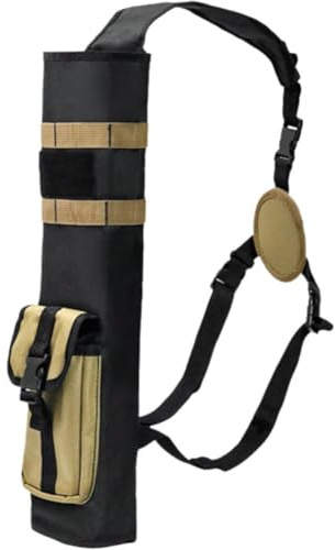 Casiler Carquois pour Flèches Arrière De Tir À l'arc, avec Système Molle Poches pour Pratique du Tir À l'arc sur Cible