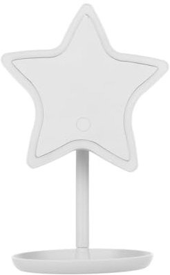 KASANOVA Specchio da tavolo stella con led bianco