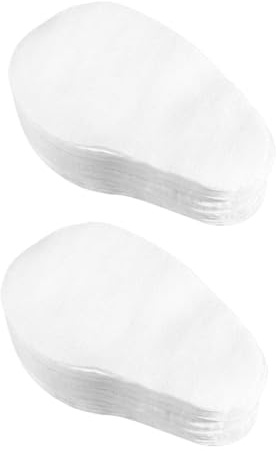 Didiseaon 200piezas Parches Oculares Portátiles De Algodón Puro Forma De Mango Cómodos y Prácticos Para Cuidado Doméstico y Uso Viaje