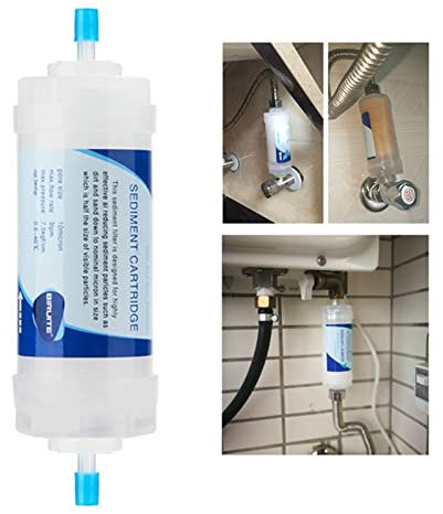 Filtros de Osmosis Inversa, Filtro de agua for el hogar Reemplazo del cartucho del filtro de sedimentos Flujo máximo 30 lpm Temperatura de funcionamiento 33.08 ºF a 104 ºF Filtro de agua , Kit Recambi