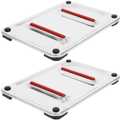DOITOOL 2pièces Tapis De Repassage Résistant Chaleur Métal Support Pour Fer à Repasser Isolé Pratique Pour Usage Domestique Et Voyage