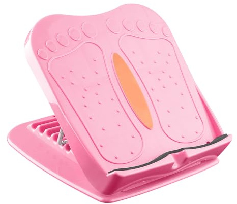 Alomejor Tabla Inclinada Ajustable, Pedal de Ejercicio Ergonómico para Entrenamiento de Estiramiento de Piernas, 6 Posiciones para Estiramiento de Pantorrillas, Ideal para Uso en el Hogar o la