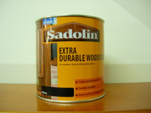 Sadolin Extra Durable Woodstain Ebony 1L