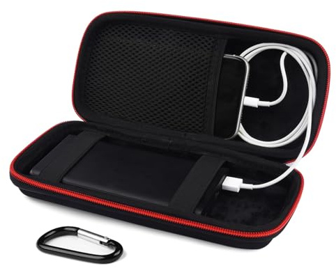 Powerbank Tasche Kompatibel Anker Power Core 26800 / PowerCore+ 26800, RAV Power 26800/20100/20000, Dulla Powerbank M50000/12000 von SKYNEW, Schwarz