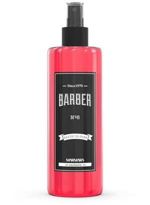 BARBER MARMARA Eau de Cologne Pump-spray Herren (1x 400ml) After Shave Men - Duftwasser Männer - Erfrischend & Pflegend - Barber Eau de Cologne (400ml, No.6)