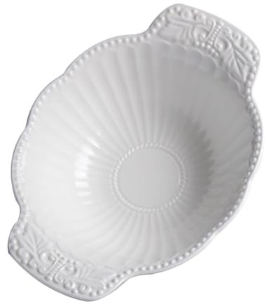 Alipis 1 Pc bol en porcelaine tendre bol de soupe bol à bagatelle bols de préparation en émail grand bol coupe fruit saladiers plat élégant en porcelaine tendre Accueil Vaisselle blanche