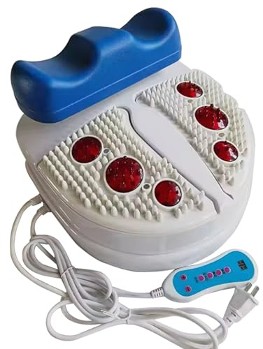 Masajeador eléctrico de pies, máquina Chi Swing para Ejercicios aeróbicos pasivos piernas, Columpio con Control Cable, Velocidad Ajustable.