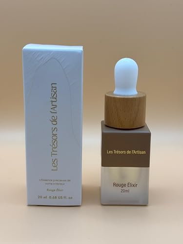Rouge Élixir – Parfum de Maison & d’Intérieur à Brûler – Huile de Diffusion & Brume d’Ambiance 20 ml | Élixir Maison Cocooning | Cadeau Élégant et Relaxant (Fruits Rouges, Bonbon, Barbapapa)