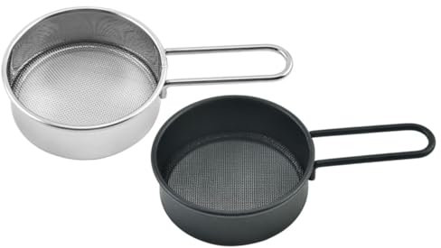 Zerodeko 4pièces Tamis à Farine Acier Inoxydable Outils De Pâtisserie pour Filtrage Fin Maison