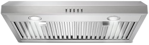 SNDOAS Range Hood 30 inch Under Cabinet,Stainless Steel Ducted/Ductless Range Hood 30 inch,3 Venting Ways Stove Hood,700 CFM Kitchen Vent Hood with 3 Speed Exhaust Fan,Push Button Control