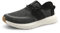 Bruno Marc Men's Slip-on Casual Shoes Loafers for Men Knit Comfortable Lightweight Shoes, Comfort Cushioned Sponge Insole,Size 8.5,Black,BMUMLS2510