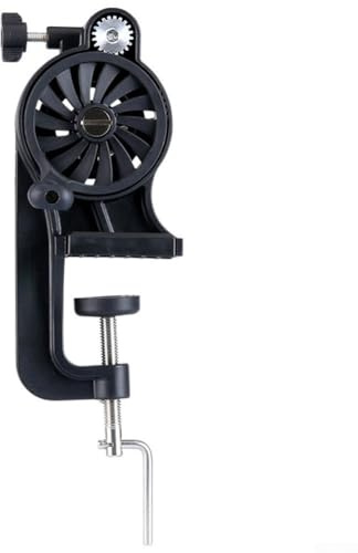 Besttoolifes Bobinadora de línea de pesca de acero inoxidable con rueda reversible, portátil, resistente, compatible con carretes de cebo y arrastre