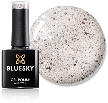 Bluesky Gel Nail Polish, Platinum Marble, 10 ml
