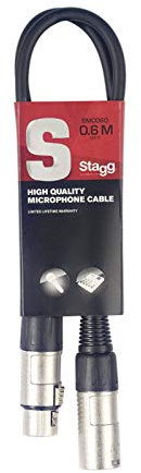 60CM/2FT Mic Cable XLRf-XLRm by Stagg