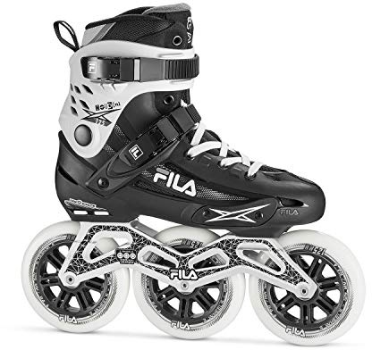 FILA SKATES Houdini 125 Inline Skate, Black/White, 45