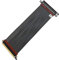 LINKUP - Ultra PCIe 4.0 X16 Riser-Kabel [RTX4090 RX6950XT x570 B550 Z690 Getestet] Geschirmte Vertikale Gaming-PCI-Express-Gen4-Montage┃Gerade Buchse (25cm) 3.0 Gen3 & TT-Kompatibel-