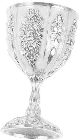 TOPBATHY Calice De Messe Doré 4 Pièces Verre à Vin Européen Coupe D'offrande D'eau Bénite Gobelet à Martini Gobelets Calice Gobelets à Café Verres à Liqueur Royaux Gobelet Médiéval Alliage De Zinc