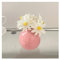 Jarrón decorativo mini jarrón pequeño de cerámica de boca ancha, jarrón de flores hidropónicas, decoración de flores secas pequeños jarrón, jarrón de flores pequeño, redondo y encantador (color: