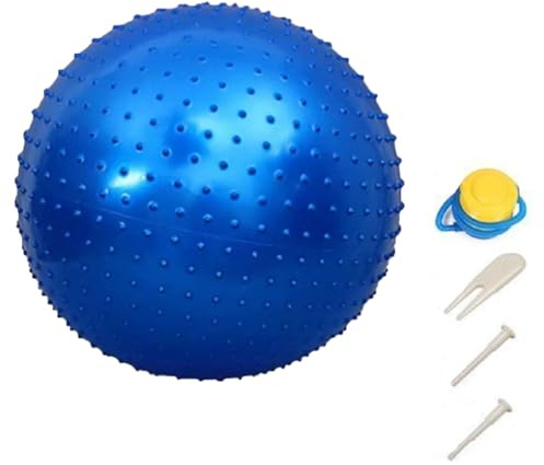 Oaygat Yoga Ball Anti-burst Gym Balls Exercise Fitness Durable Material Easy to Inflate Ideal for Yoga Pilates Fitness Balance Training Gym and Home Workouts.