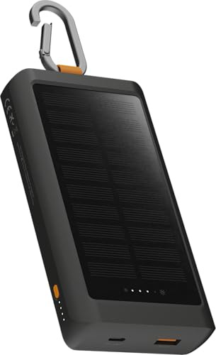 Xtorm Go2 Solar Powerbank - 10,000 mAh - Zaklamp - Charcoal Black
