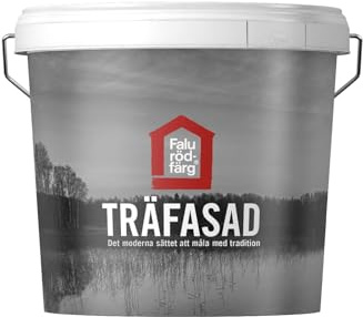 PrintGreen! Falun Rödfärg Träfasad - Schlammfarbe Spezial - Ocker- 1 Liter - NEU! Schwedische Holzfarbe für alle Holzobeflächen (auch bereits gestrichene (außer mit Acrylfarben)