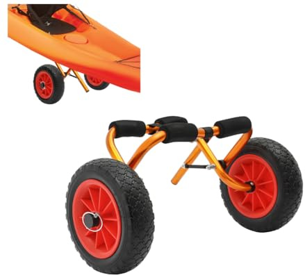 Armanyya Surfboard Transportwagen, Transportwagen klappbar für Surfbrett, Unisex Kajakwagen, Tragfähigkeit 80kg für Kajaks, Paddleboards, kleine Boote, Kanus usw