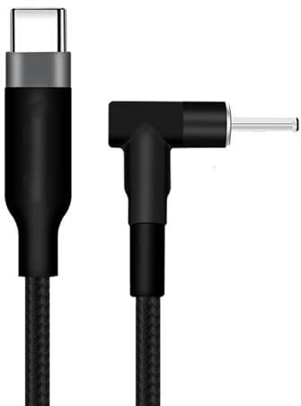 Greabuy Fast Speed Charging USB C to 4.0x1.7mm Adapter Cable for Notebook, 20V 5A Power Lines with Braided