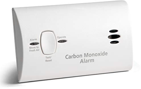 Kidde Carbon Monoxide Detector, Battery Powered CO Alarm with LEDs, Test-Reset Button, Low Battery Indicator, Portable