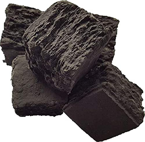 The Stove Wizard 20 Medium Square Ceramic Gas Fire Coals, High Quality Replacements, Suitable for Gas, Bio Ethanol, LPG and Electric Fires, Approx Size 45mm Each