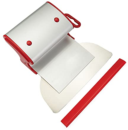 Profi Flächenspachtel 250 mm mit Superflexible, Wechselblatt Edelstahlblatt 0,3 mm, Ergonomisch Alu Handgriff, ErgoPlane CT01