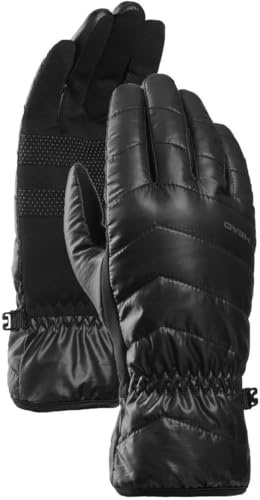 HEAD Women's Waterproof Hybrid Gloves (Small, Black)