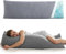 NOFFA Almohada para Dormir de Lado con Espuma Viscoelástica Triturada Almohada Larga para Abrazar Almohada Cama 39 x 137 Almohada Embarazada Almohada de Cuerpo Cojin de Apoyo y Maternidad para Mujeres