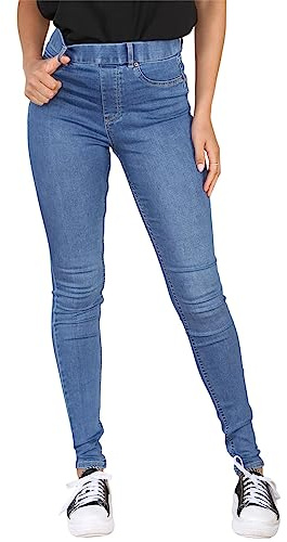 EX New Look Womens Lift & Shape Jeggings Ladies Mid Rise Skinny Stretch Denim Pants