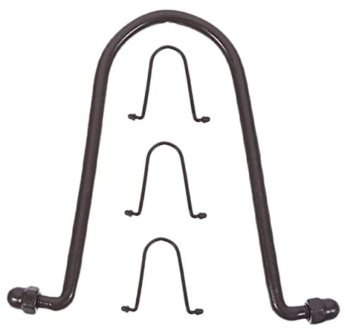 DIKACA Lot De 4 Adaptateurs De Gouttière pour Chaîne De Pluie Métalliques D'installation pour Chaîne De Pluie pour Tuyau De Descente Décoratifs De Jardin