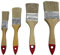 iCovalescent 4 Piezas Brochas Pintura, brochas de Pintura de Madera, Brochas Pintura Pared, Brochas Planas Set, para Pintura, Cercas, Muro, Decoración, BBQ(1/1.5/2/2.5 Pulgadas)